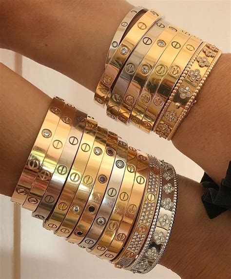 cartier stacking bracelets|cartier stackable bracelets.